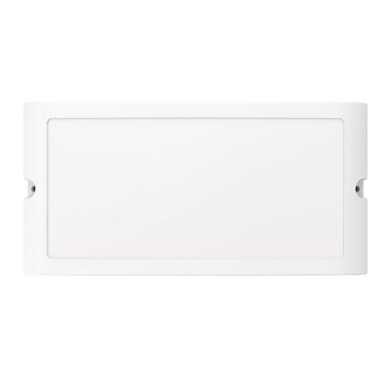 Eglo camarda applique da esterno led 10,5w 4000k 22cm ip54 moderna rettangolare a pannello bianca