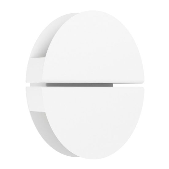 Eglo vascella applique da esterno led 5w cct 2700k 6500k 18cm ip44 moderna rotonda bianca