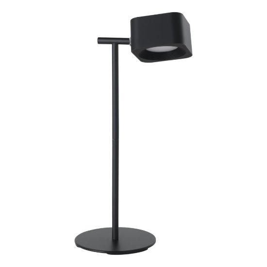 Eglo muraglie applique con faretto led 5w cct 2700k 6500k orientabile 7,5cm ricaricabile moderna quadrata nera