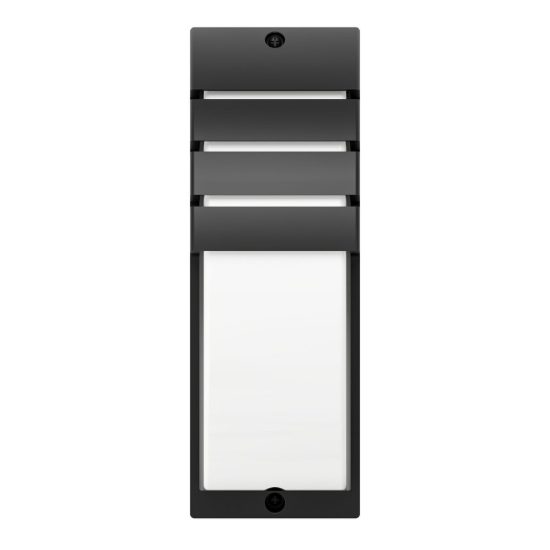 Eglo cimoneri e applique da esterno 8cm ip44 moderna rettangolare nera