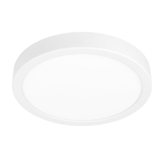 Eglo argolis 2 plafoniera da esterno led 20,5w 3000k 28,5cm ip44 moderna rotonda bianca