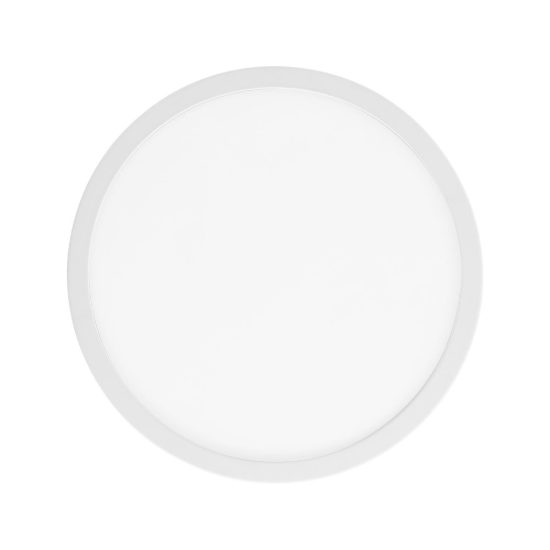 Eglo argolis 2 plafoniera da esterno led 20,5w 3000k 28,5cm ip44 moderna rotonda bianca