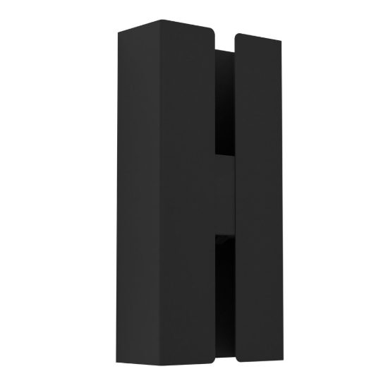 Eglo briscola applique da esterno led 8w cct 2700k 6000k 12cm ip44 moderna rettangolare biemissione nera