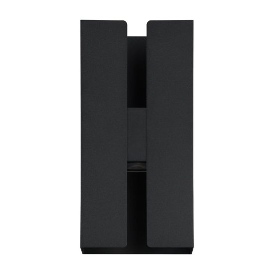 Eglo briscola applique da esterno led 8w cct 2700k 6000k 12cm ip44 moderna rettangolare biemissione nera