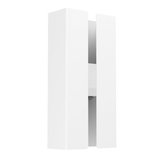 Eglo briscola applique da esterno led 8w cct 2700k 6000k 12cm ip44 moderna rettangolare biemissione bianca
