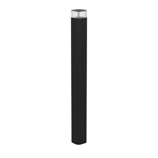 Eglo castelnuovo lampioncino da giardino 80cm ip65 moderno quadrato nero