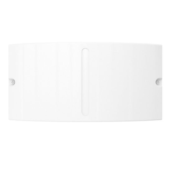 Eglo poggiarello applique da esterno 22cm ip54 moderna rettangolare con feritoia bianca