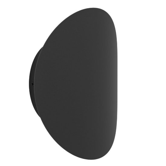 Eglo briale applique da esterno led 4,9w cct 3000k 6500k 19cm ip44 moderna ovale nera