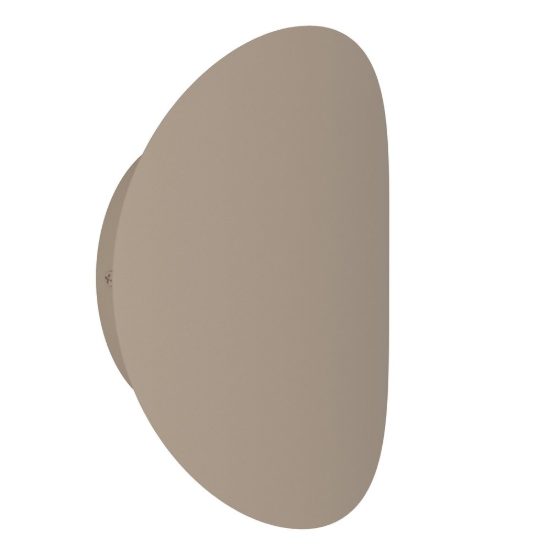 Eglo briale applique da esterno led 4,9w cct 3000k 6500k 19cm ip44 moderna ovale sabbia