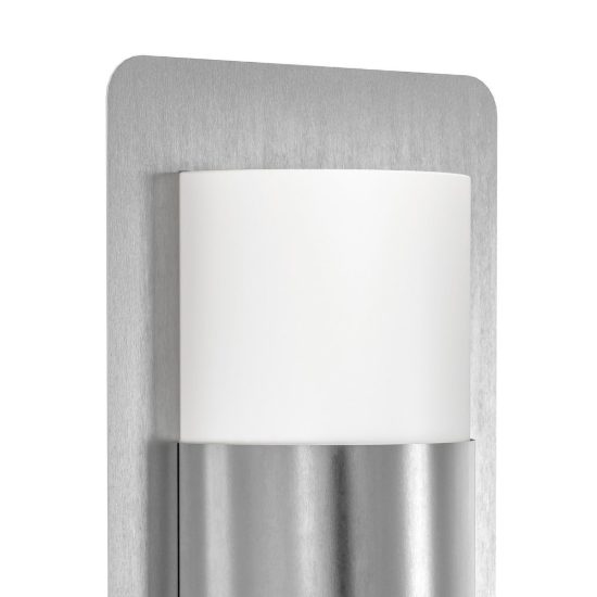Eglo cistierna applique da esterno 2 luci 18cm ip44 moderna rettangolare acciaio inox