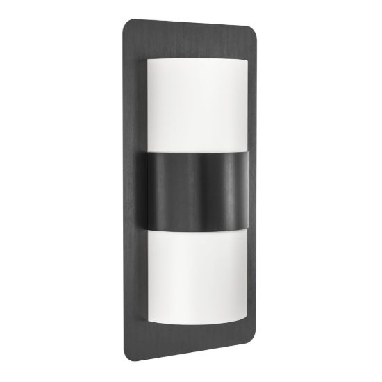 Eglo cistierna applique da esterno 2 luci 18cm ip44 moderna rettangolare antracite