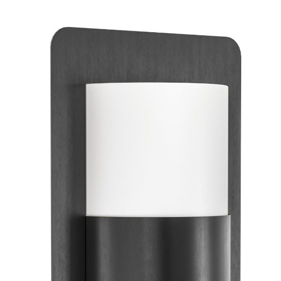 Eglo cistierna applique da esterno 2 luci 18cm ip44 moderna rettangolare antracite