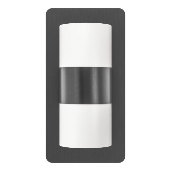 Eglo cistierna applique da esterno 2 luci 18cm ip44 moderna rettangolare antracite