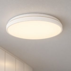 Eglo crespillo plafoniera led 12,5w 4000k 24cm moderna bianca