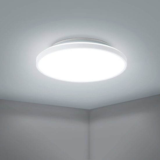 Eglo crespillo plafoniera led 15w 4000k 31,5cm moderna bianca