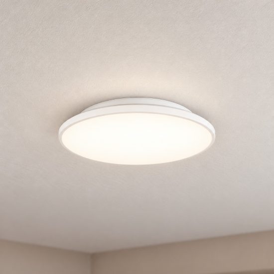 Eglo crespillo plafoniera led 21w 4000k 38cm moderna bianca