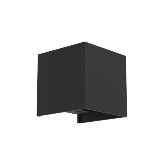 Eglo rincine applique led 2,2w 4000k 10cm ip44 ricaricabile per camera da letto moderna nera