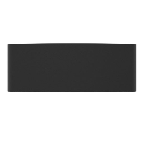 Eglo cosolenzo e applique da esterno led 8w 3000k 22cm ip44 moderna rettangolare biemissione nera