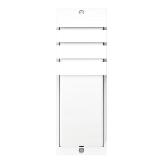 Eglo cimoneri e applique da esterno 8cm ip44 moderna rettangolare bianca