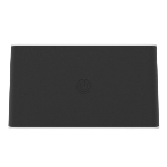 Eglo valgiano applique da esterno led 5w cct 3000k 6500k 12cm ip44 ricaricabile moderna rettangolare biemissione nera