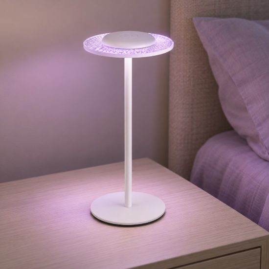 Eglo trepella abat-jour per camera da letto led 0,7w rgb 3000k 29cm ricaricabile moderna bianca