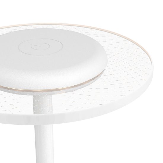 Eglo trepella abat-jour per camera da letto led 0,7w rgb 3000k 29cm ricaricabile moderna bianca