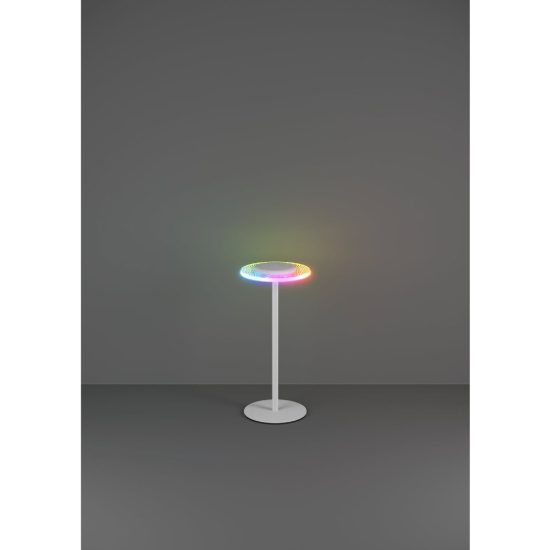 Eglo trepella abat-jour per camera da letto led 0,7w rgb 3000k 29cm ricaricabile moderna bianca