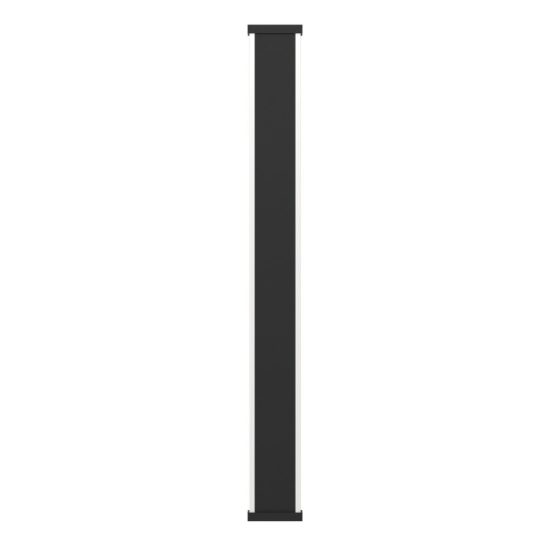 Eglo neviano applique da esterno led 14w 3000k 58cm ip55 moderna lineare biemissione nera