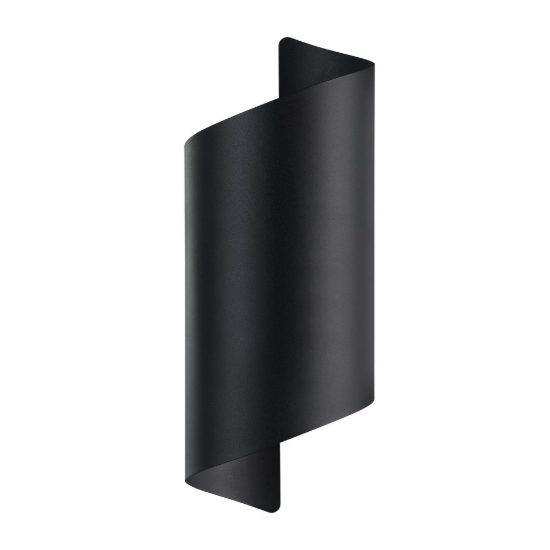 Eglo montarello applique da esterno led 8w cct 2700k 6000k 11cm ip44 moderna biemissione nera