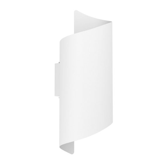 Eglo montarello applique da esterno led 8w cct 2700k 6000k 11cm ip44 moderna biemissione bianca
