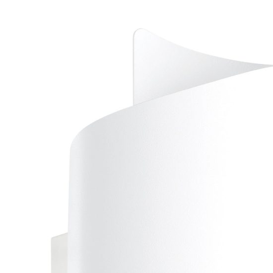 Eglo montarello applique da esterno led 8w cct 2700k 6000k 11cm ip44 moderna biemissione bianca