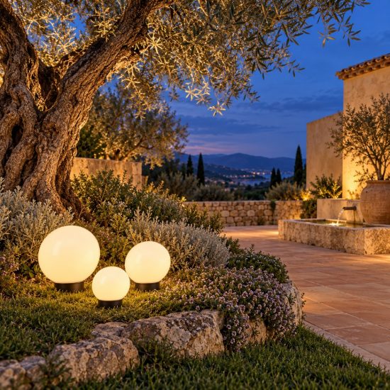 Eglo puglia set 3 lampade solari da giardino a sfera led ip44 con picchetto 15cm 20cm 25cm moderne nere e bianche