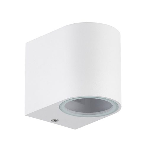 Applique da esterno mono emissione 7cm bianca ip54