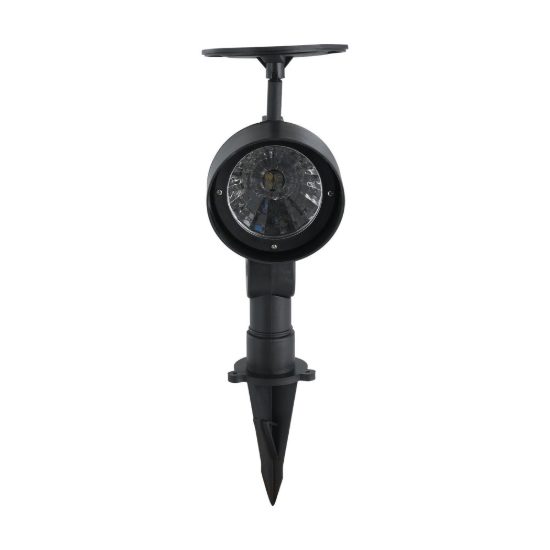 Eglo gionata 1 set 3 faretti solari da giardino led 3x0,2w 22cm ip44 con picchetto moderni neri