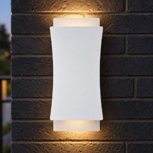Eglo verdolino applique da esterno led 8w cct 2700k 6000k 12cm ip44 moderna biemissione bianca