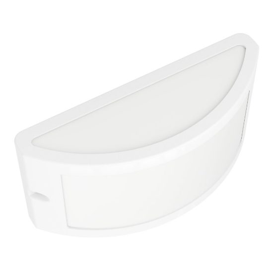 Eglo poggiarello applique da esterno 22cm ip54 moderna rettangolare con diffusore opale bianca