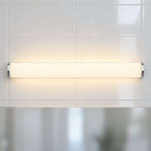 Eglo patrovaro applique per specchio led 20w cct 2700k 6500k 60cm ip44 per bagno moderna cromo
