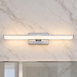 Eglo tabiano applique bagni luce da specchio led 6,4w 4000k cromo