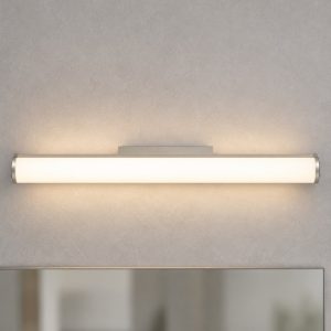 Eglo calnova applique da bagno in vetro per specchio led 13w 4000k ip44