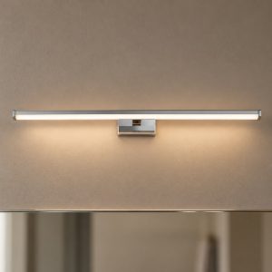 Pandella eglo applique per specchio da bagno led 11w 4000k cromo