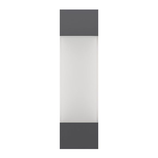 Eglo gorzano applique da esterno led 4,8w 3000k 8cm ip44 moderna lineare antracite