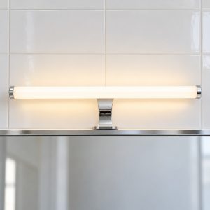 Vinchio eglo applique da specchio per bagno con fissaggio su cornice led 13,6w 3000k ip44