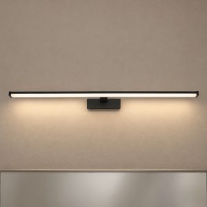 Eglo pandella applique da bagni nera per specchio led 14w 4000k