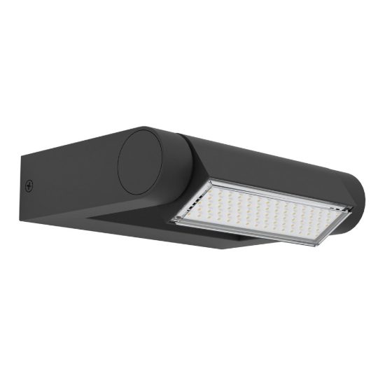 Eglo brianza applique da esterno led 4,8w 3000k 20cm ip44 moderna lineare nera