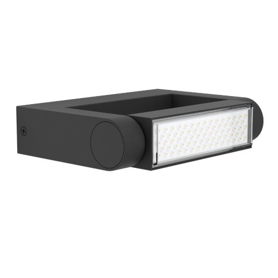 Eglo brianza applique da esterno led 4,8w 3000k 20cm ip44 moderna lineare nera