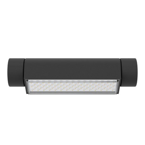 Eglo brianza applique da esterno led 4,8w 3000k 20cm ip44 moderna lineare nera