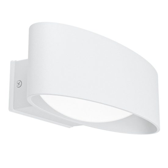Eglo chinoa applique da esterno led 10w 3000k 27cm ip54 moderna lineare bianca