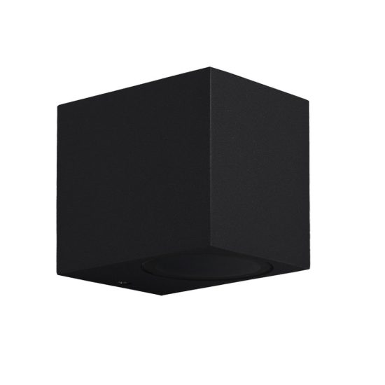 Applique da esterno nera squadrata ip54