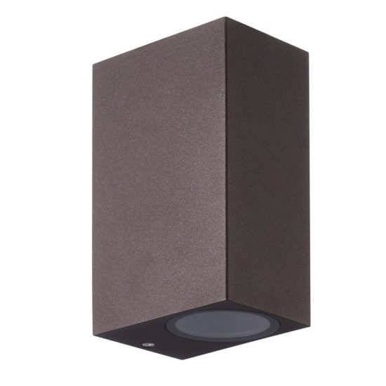Applique da esterno corten vetro ip54 7cm