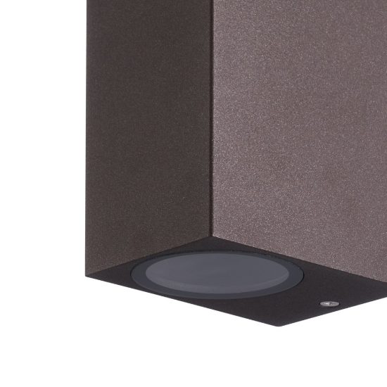Applique da esterno corten vetro ip54 7cm